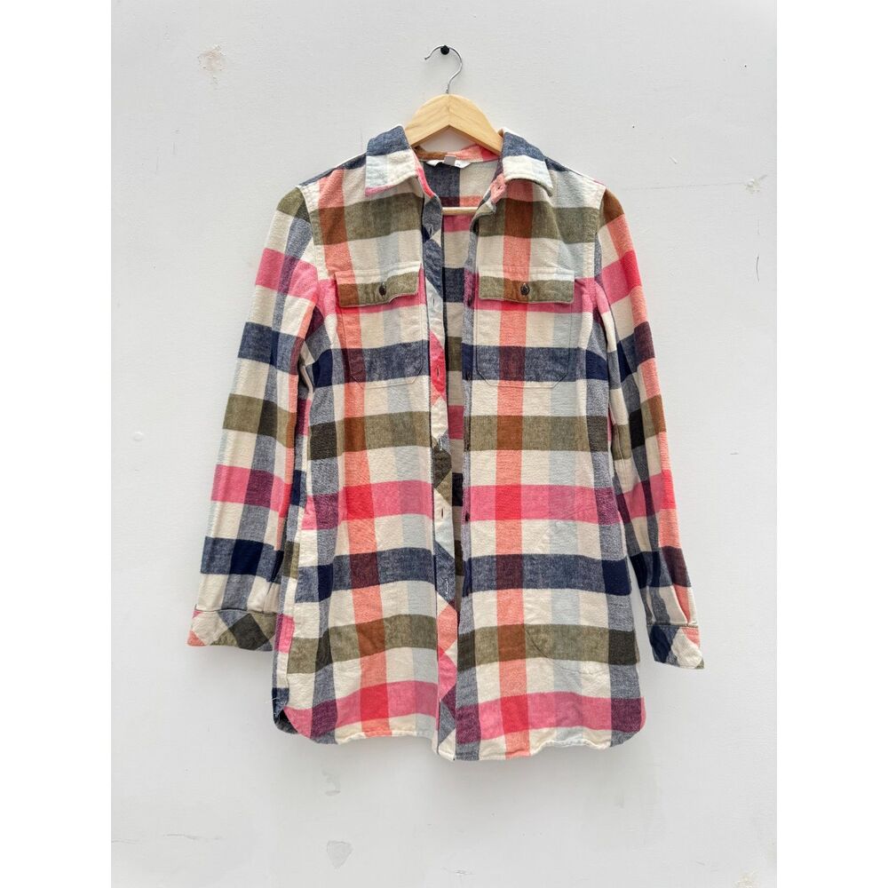 L.L.Bean Signature Archive Reissue Plaid Flannel Shirt 1958 Reissue Size S/SR
